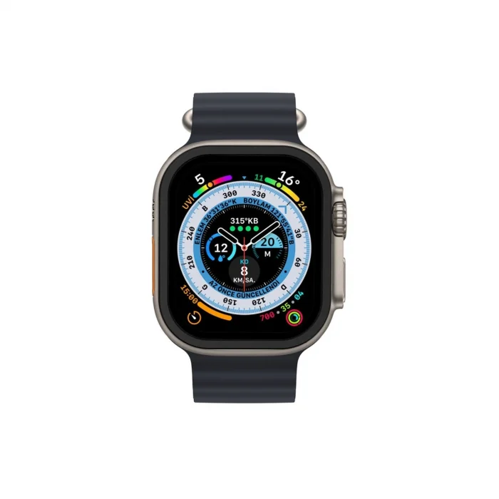 BUĞZ Watch Ultra 49mm Alüminyum Kasa Cam Ekran Koruyucu - Siyah