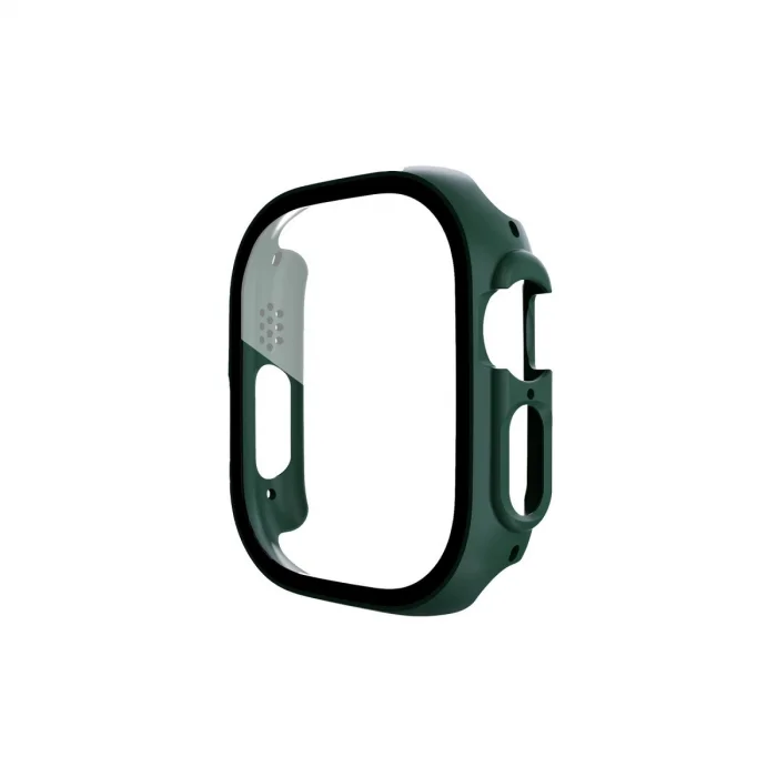 BUĞZ Watch Ultra 49mm Desert Camlı Kasa Ekran Koruyucu - Koyu Yeşil
