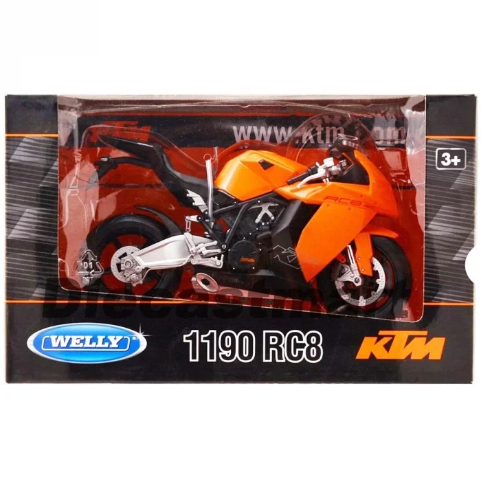  Welly 1:10 1190 RC8 Model Motosiklet