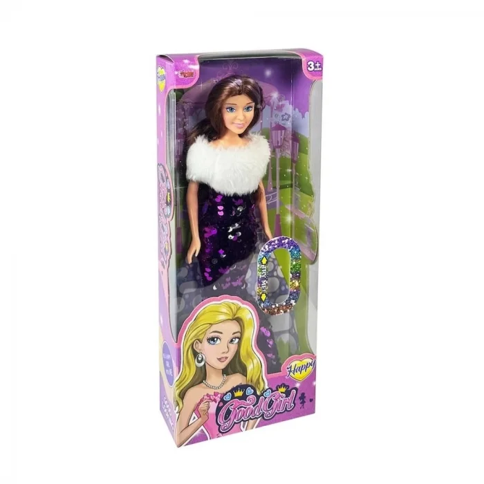  WG-66772 KUT.RENK DEĞİŞTİREN PULLU BEBEK 29CM -VRD