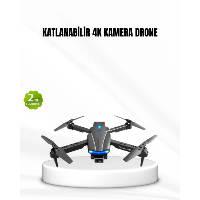 BUĞZ Wi-Fi Bağlantılı 4K Drone Katlanabilir ve 360° Takla Özellikli