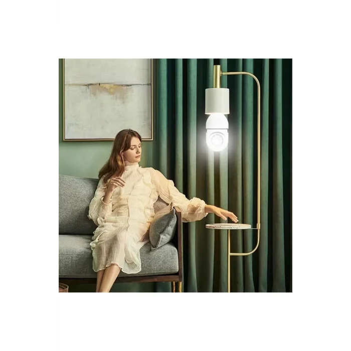  Wifi 360 Panoramik Ampul Kamera Güvenlik Kamerası Çift Wifi 360 Derece Gece Görüşlü