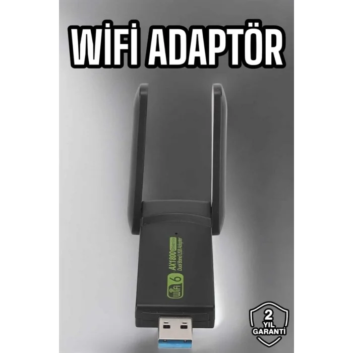 BUĞZ Wifi Adaptör Çift Bantlı Kablosuz Wifi Adaptörü