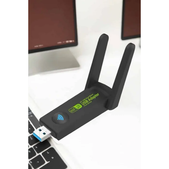 BUĞZ Wifi Adaptör Çift Bantlı Kablosuz Wifi Adaptörü
