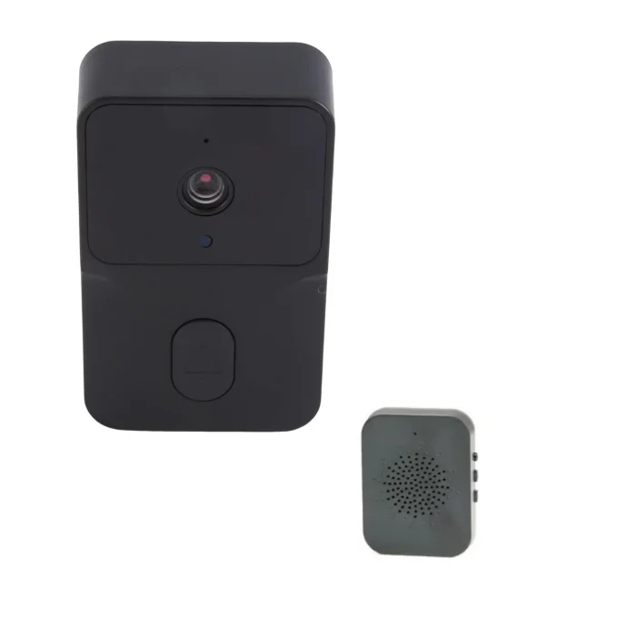 BUĞZ WiFi Akıllı Kapı Zili 85 Derece Geniş Açı Android iOS Uyumlu