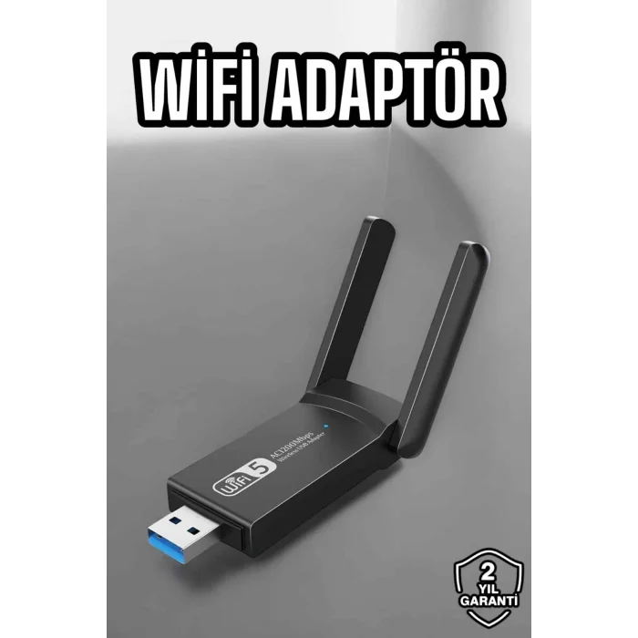 BUĞZ Wifi Alıcı Wifi Adaptörü USB Girişli 3.0