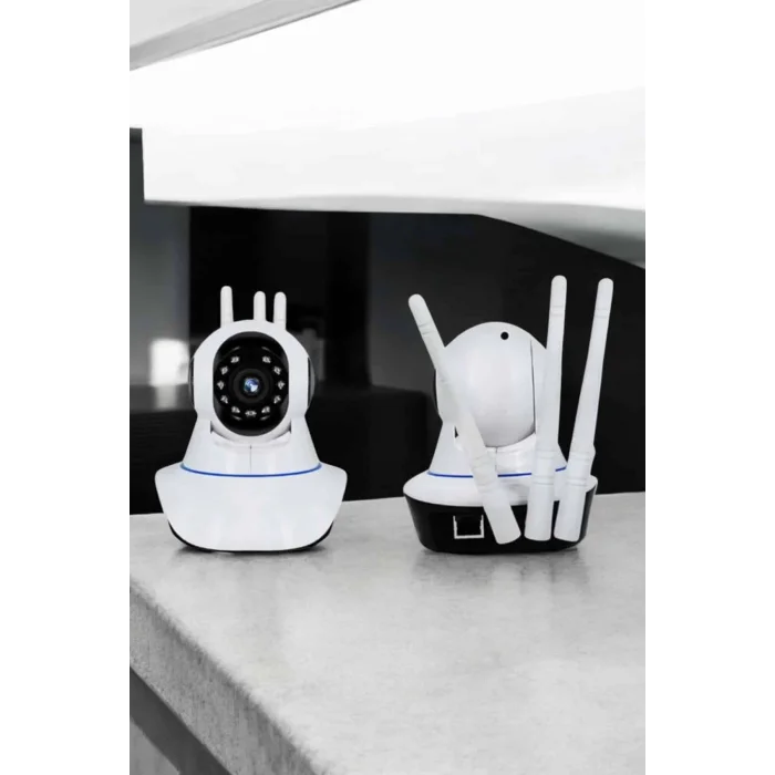  Wifi Kamera Ev Kamerası Gece Görüşlü Kablosuz Bebek Izleme Kamerası