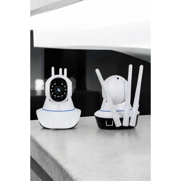 BUĞZ Wifi Kamera Ev Kamerası Gece Görüşlü Kablosuz Bebek Izleme Kamerası - BUĞZ