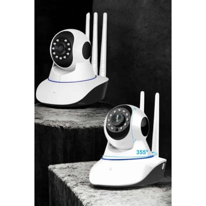 Wifi Kamerası Çift Yönlü Bebek Güvenlik Kamerası Gece Görüşlü
