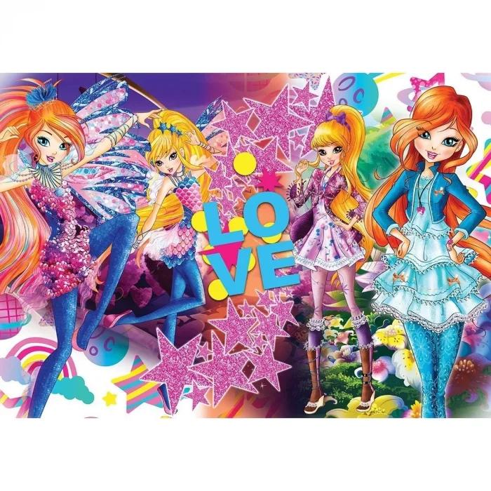  WINX113 KS Winx / 200 Parça Puzzle