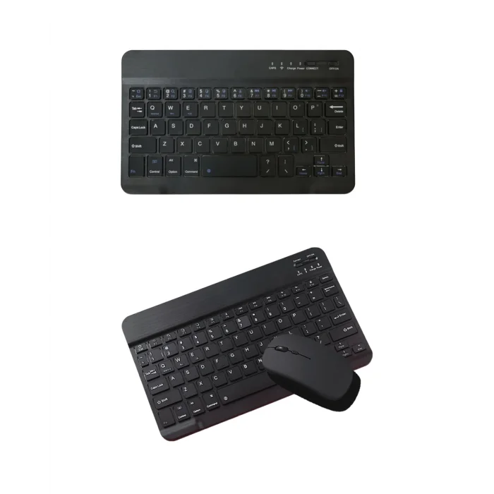 BUĞZ Wireless Klavye Mouse Seti Bluetooth Bağlantılı İnce Tasarım Sessiz Kullanım