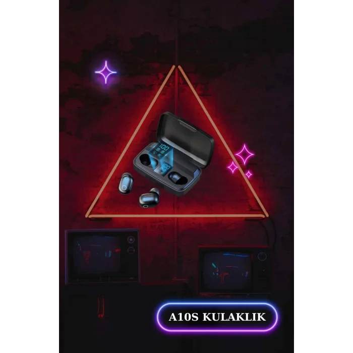  Wireless Şarjlı Pembe Akıllı Saat ve Kablosuz Bluetooth Kulaklık Dokunmatik Kontrol