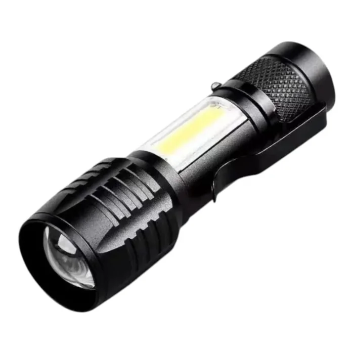 BUĞZ Wison Ws-5454 Taktik El Feneri Usb Şarj Edilebilir Kamp Feneri Cob Zumlanabilir Mini Taşınabilir El Feneri