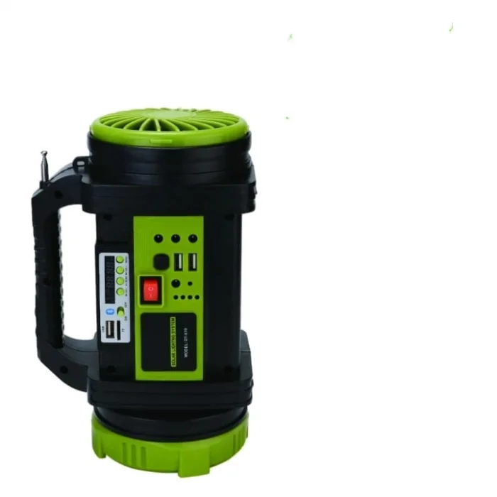 BUĞZ Wıson Ws-5683 Şarjlı 30w Solar Şarjlı Ev Aydınlatma Seti Radyo Ve Fan Powebank