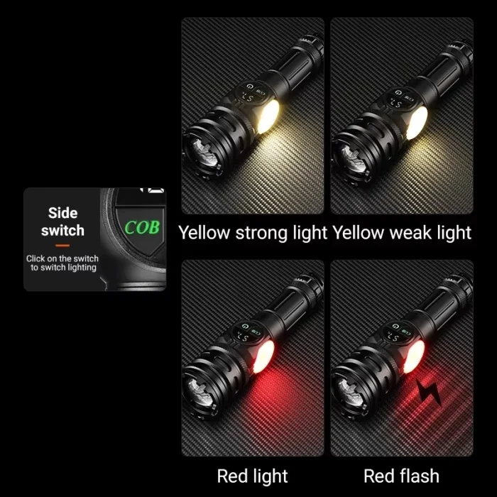 BUĞZ Wison Ws-6868 25watt 2500 Lümen Usb Type-c Şarjlı El Feneri