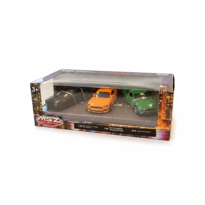 BUĞZ WP6433 MSZ 1/64 DODGE CHALLENGER,FORD MUSTANG-EKN
