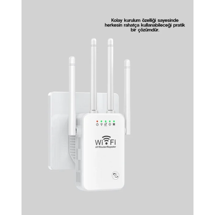  WPS Destekli 2.4GHz + 5GHz WiFi Sinyal Güçlendirici