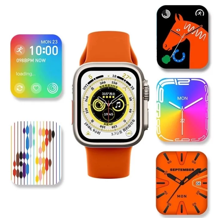  Ws28 Ultra 49mm Siri Tansiyon Ateş Nabız Ölçer Akıllı Saat