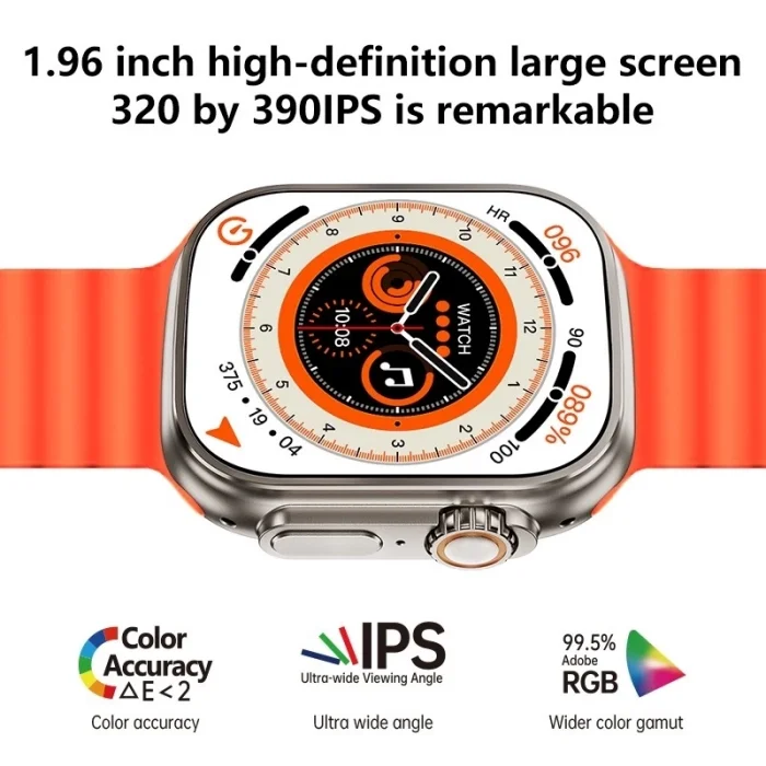 BUĞZ Ws28 Ultra 49mm Siri Tansiyon Ateş Nabız Ölçer Akıllı Saat
