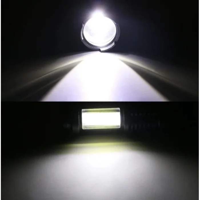 BUĞZ Wuben Wb-017 Zoomlu Şarjlı Cob Led Güçlü El Feneri