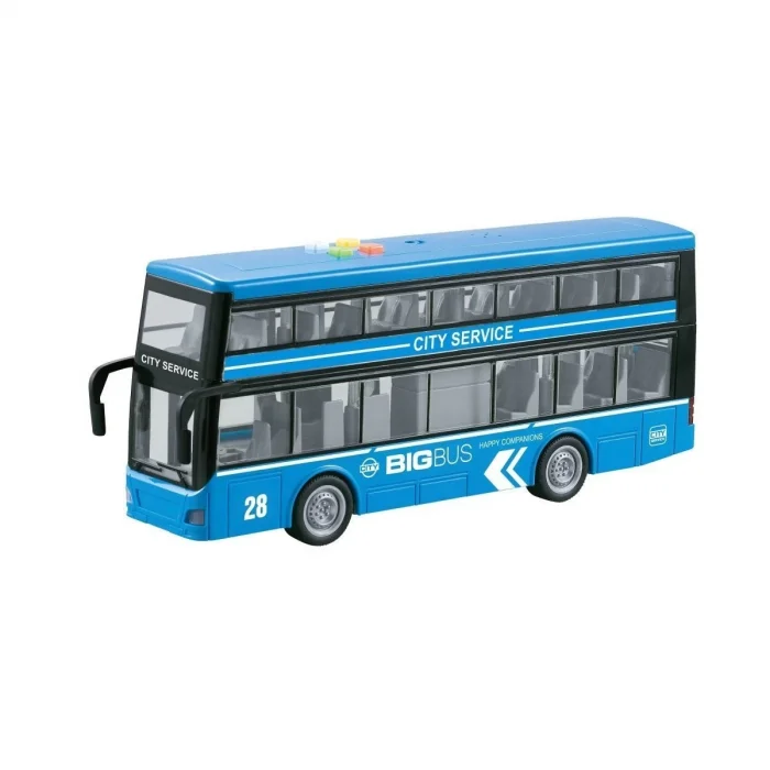 WY912A-B Sesli ve Işıklı Çift Katlı Otobüs 1:16
