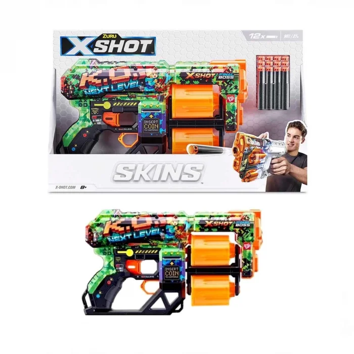  X-Shot Excel Skins Dread Blaster 12 Dartlı
