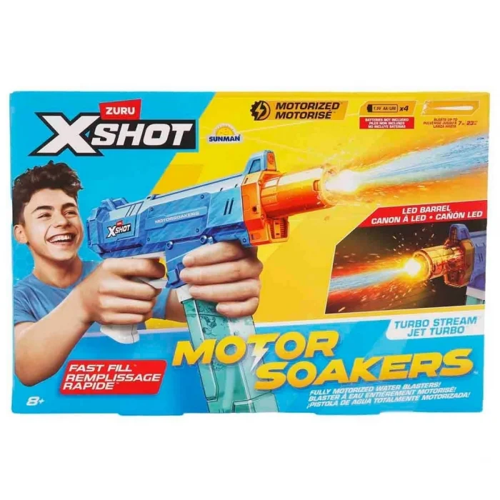 BUĞZ X-Shot Motor Soakers Turbo Stream Fast Fill Su Tabancası 33 cm