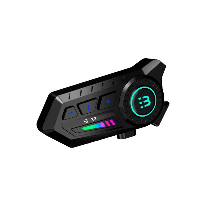 BUĞZ X3 Motor Kask Kulaklık Rgb Modlu Su Geçirmez 5.3 Bluetooth Intercom