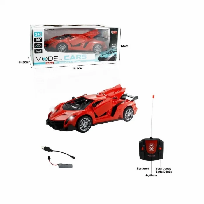  XFG-789-104C Kumandalı Şarjlı 1:18 Kapı ve Bagaj  -1 ader fiyatıdır