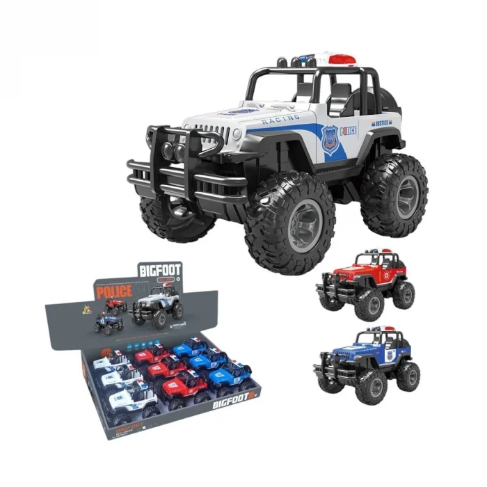 BUĞZ XFG-989-107 -Vardem Çek Bırak Üstü Açık Bigfoot Off-Road Polis Jeep