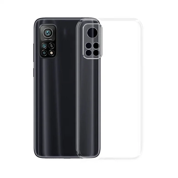 BUĞZ Xiaomi Mi 10t Kılıf Lüx Şeffaf Silikon - Şeffaf