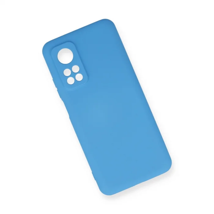 BUĞZ Xiaomi Mi 10t Kılıf Nano İçi Kadife Silikon - Mavi