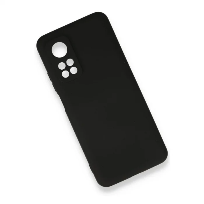 BUĞZ Xiaomi Mi 10t Kılıf Nano İçi Kadife Silikon - Siyah