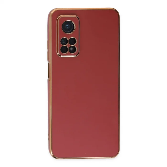 BUĞZ Xiaomi Mi 10t Kılıf Volet Silikon - Kırmızı