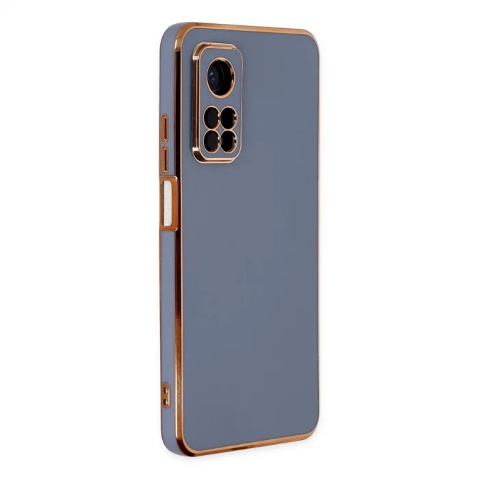 BUĞZ Xiaomi Mi 10t Kılıf Volet Silikon - Mavi