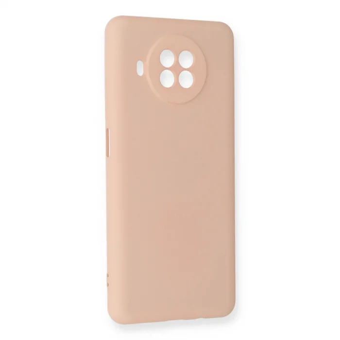 BUĞZ Xiaomi Mi 10t Lite Kılıf Nano İçi Kadife Silikon - Pudra