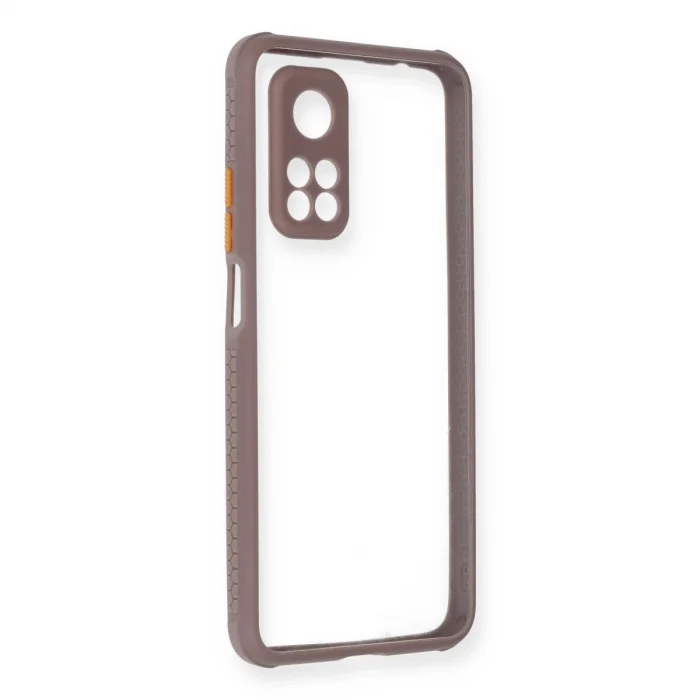 BUĞZ Xiaomi Mi 10t Pro Kılıf Miami Şeffaf Silikon - Açık Mor