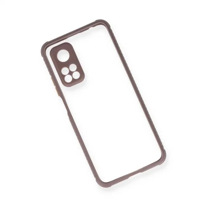 BUĞZ Xiaomi Mi 10t Pro Kılıf Miami Şeffaf Silikon - Açık Mor