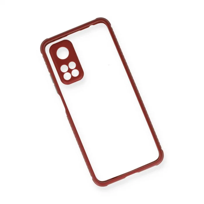 BUĞZ Xiaomi Mi 10t Pro Kılıf Miami Şeffaf Silikon - Fuşya