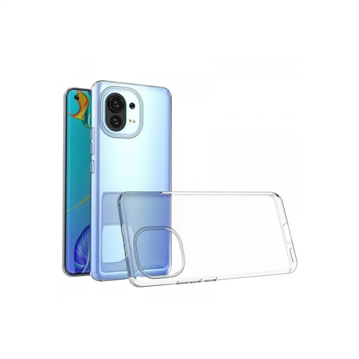 BUĞZ Xiaomi Mi 11 Kılıf Lüx Şeffaf Silikon
