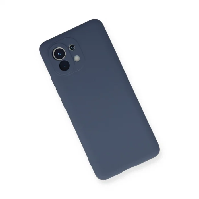 BUĞZ Xiaomi Mi 11 Kılıf Nano İçi Kadife Silikon - Gri