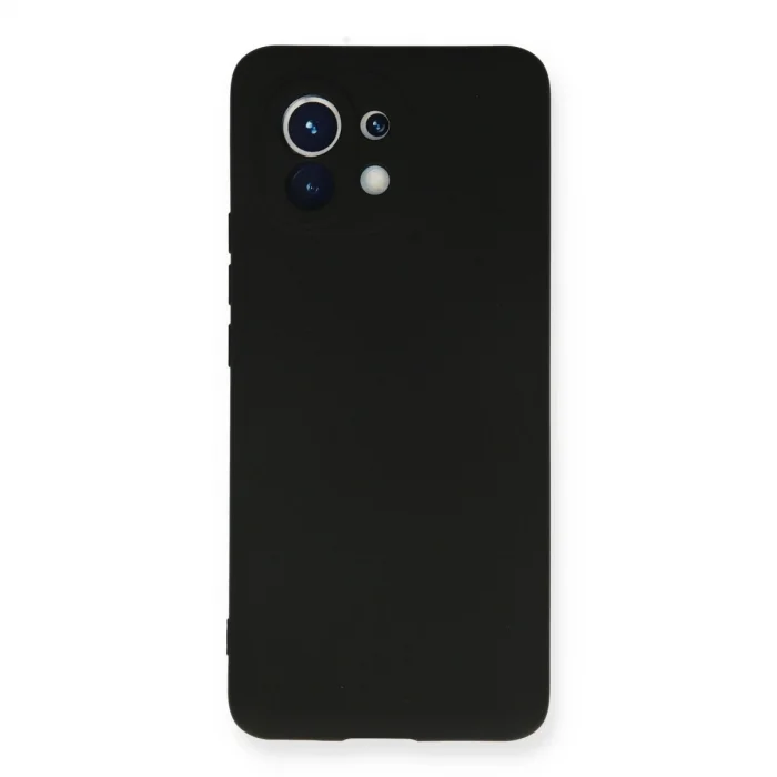 BUĞZ Xiaomi Mi 11 Kılıf Nano İçi Kadife Silikon - Siyah