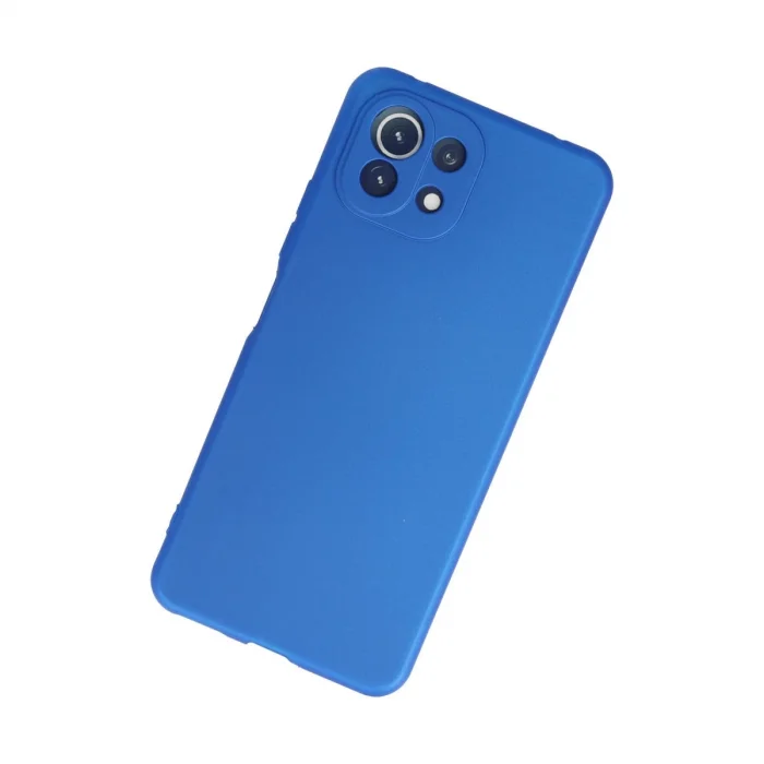 BUĞZ Xiaomi Mi 11 Lite Kılıf First Silikon - Mavi