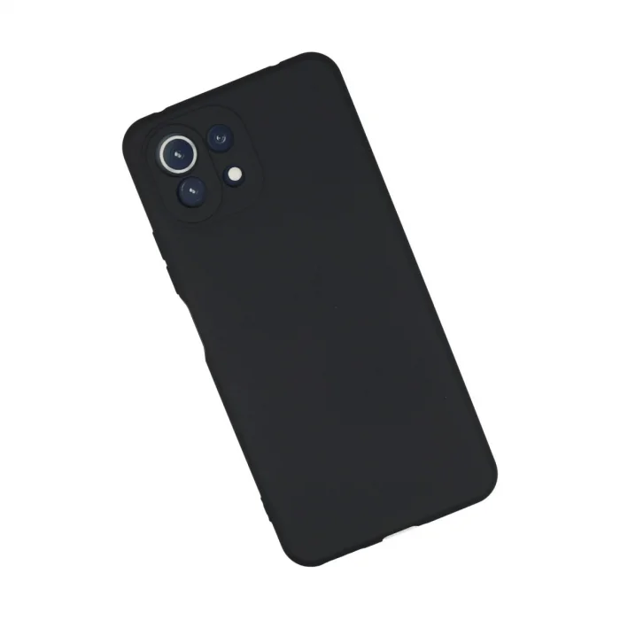 BUĞZ Xiaomi Mi 11 Lite Kılıf Nano İçi Kadife Silikon - Lacivert