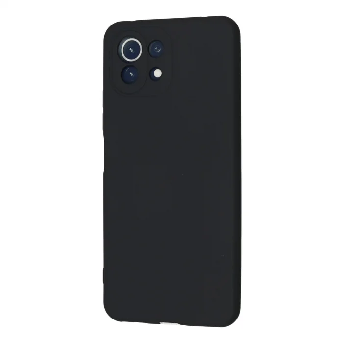 BUĞZ Xiaomi Mi 11 Lite Kılıf Nano İçi Kadife Silikon - Lacivert