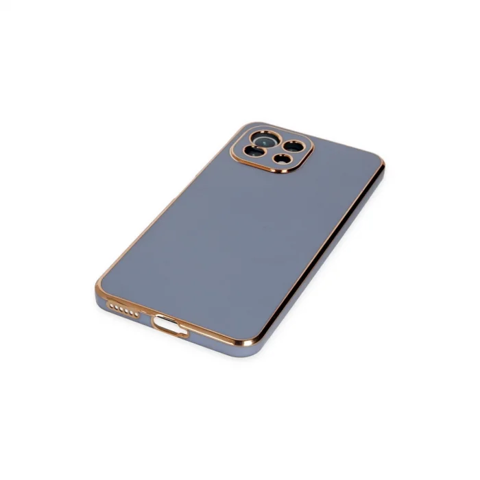 BUĞZ Xiaomi Mi 11 Lite Kılıf Volet Silikon - Mavi