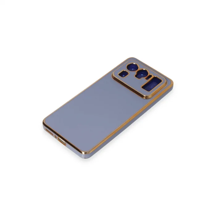 BUĞZ Xiaomi Mi 11 Ultra Kılıf Volet Silikon - Mavi