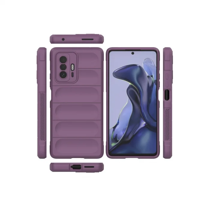 BUĞZ Xiaomi Mi 11t Kılıf Optimum Silikon - Mor