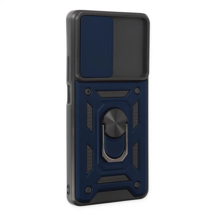 BUĞZ Xiaomi Mi 11t Pro Kılıf Pars Lens Yüzüklü Silikon - Lacivert