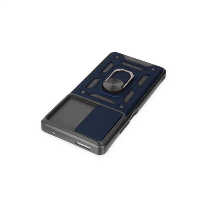 BUĞZ Xiaomi Mi 11t Pro Kılıf Pars Lens Yüzüklü Silikon - Lacivert